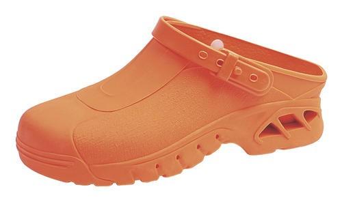 Arbeitsschuhe ABEBA 9630, orange, autoklavierbarer Clog