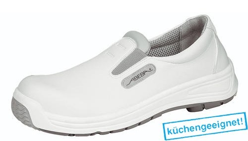 Arbeitsschuhe ABEBA 1392, weiß, Slipper, S2