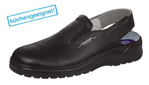 Arbeitsschuhe ABEBA 1135, schwarz, Clog, OB