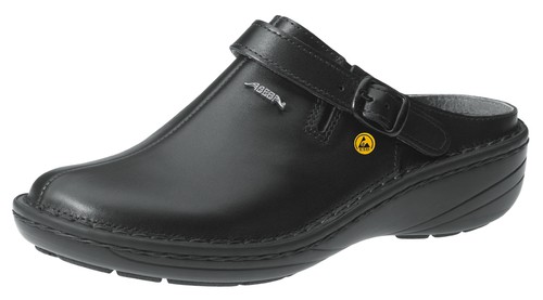 Arbeitsschuhe ABEBA 36813, ESD, schwarz, Clog, OB, XXL